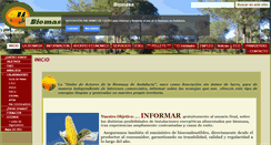 Desktop Screenshot of biomasaandalucia.com